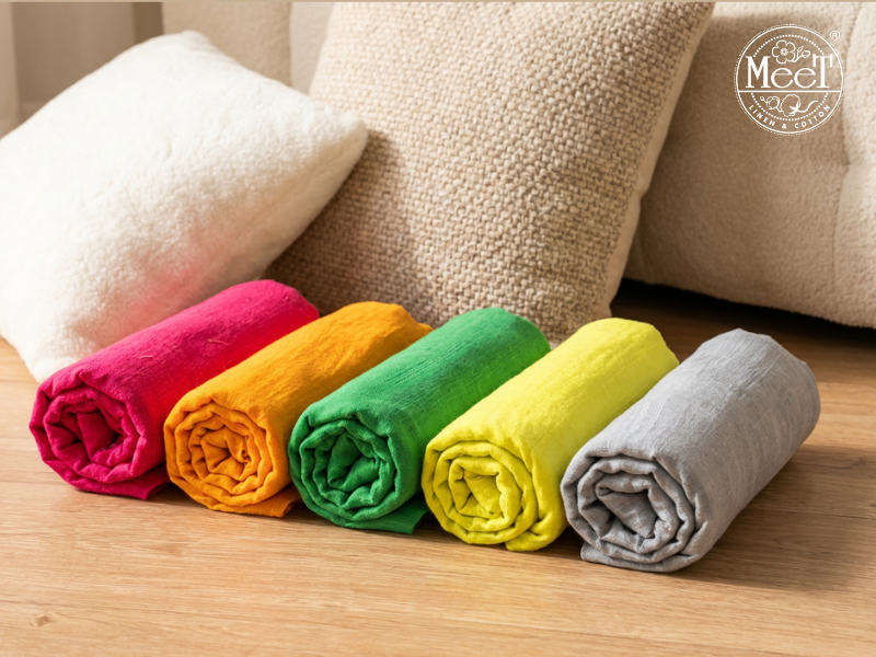 PLAIN COTTON FACE & HAND TOWELS