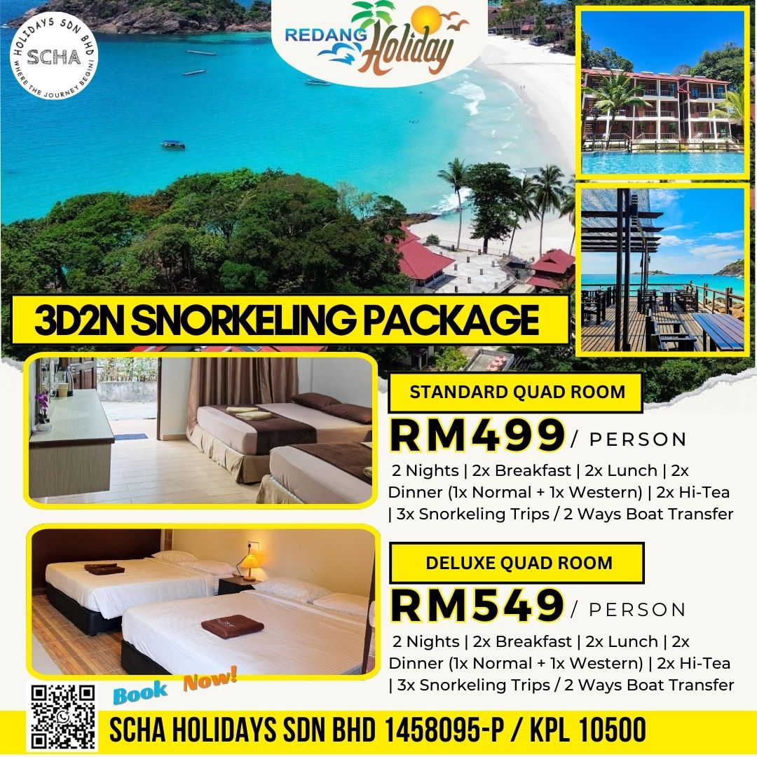 3 HARI 2 MALAM REDANG HOLIDAY BEACH RESORT