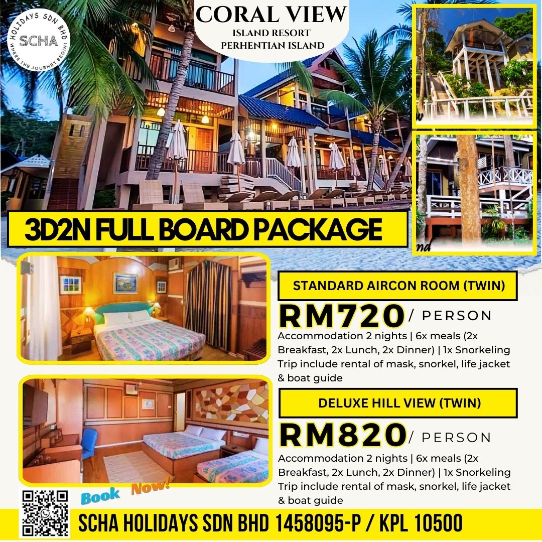 3H2M CORAL VIEW ISLAND RESORT PERHENTIAN ISLAND
