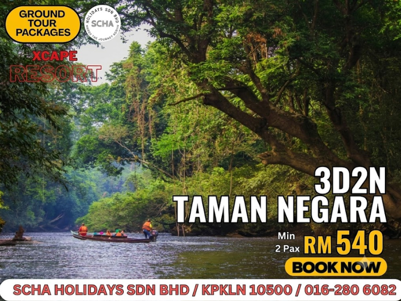 3D2N Taman Negara Xcape Resort Adventure