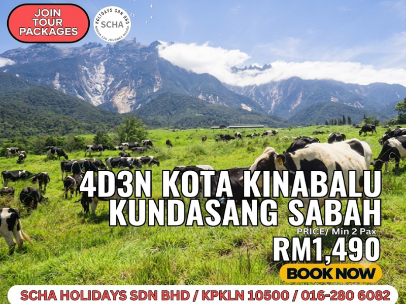 4D3N Kota Kinabalu & Kundasang, Sabah