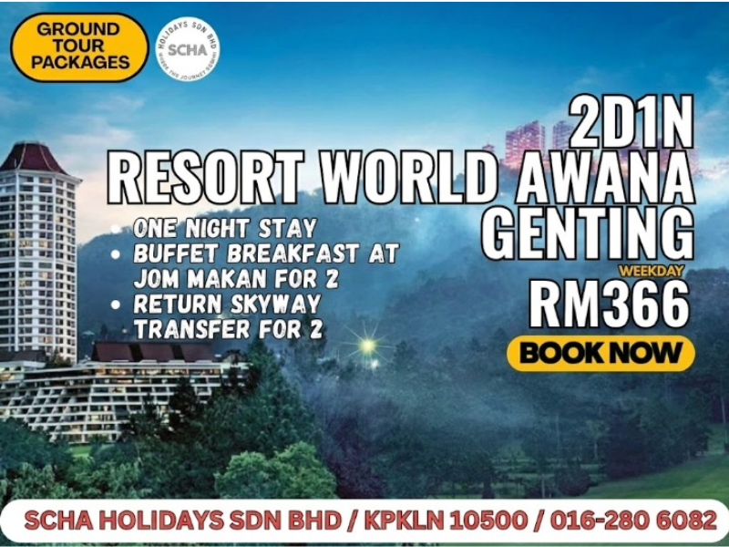2D1N Resorts World Awana, Genting Getaway