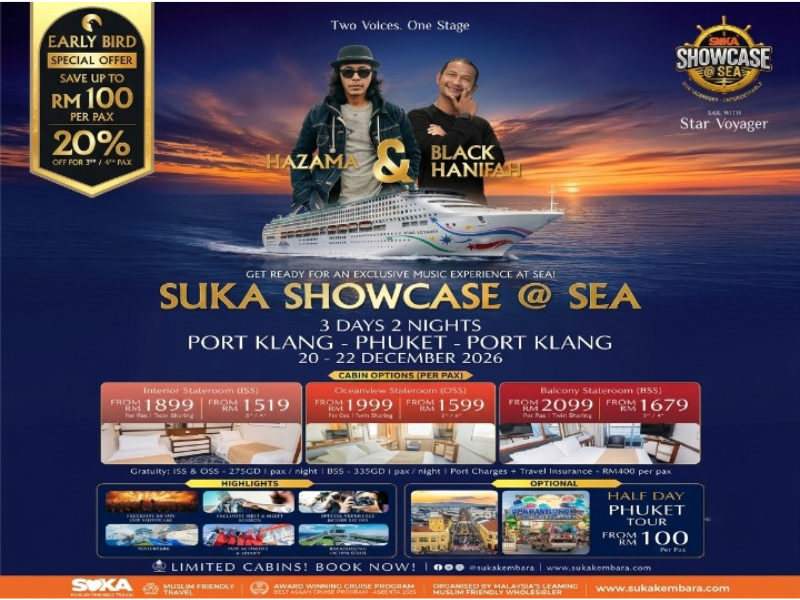 3D2N Suka Showcase @ Sea Cruise | Hazama & Black Hanifah