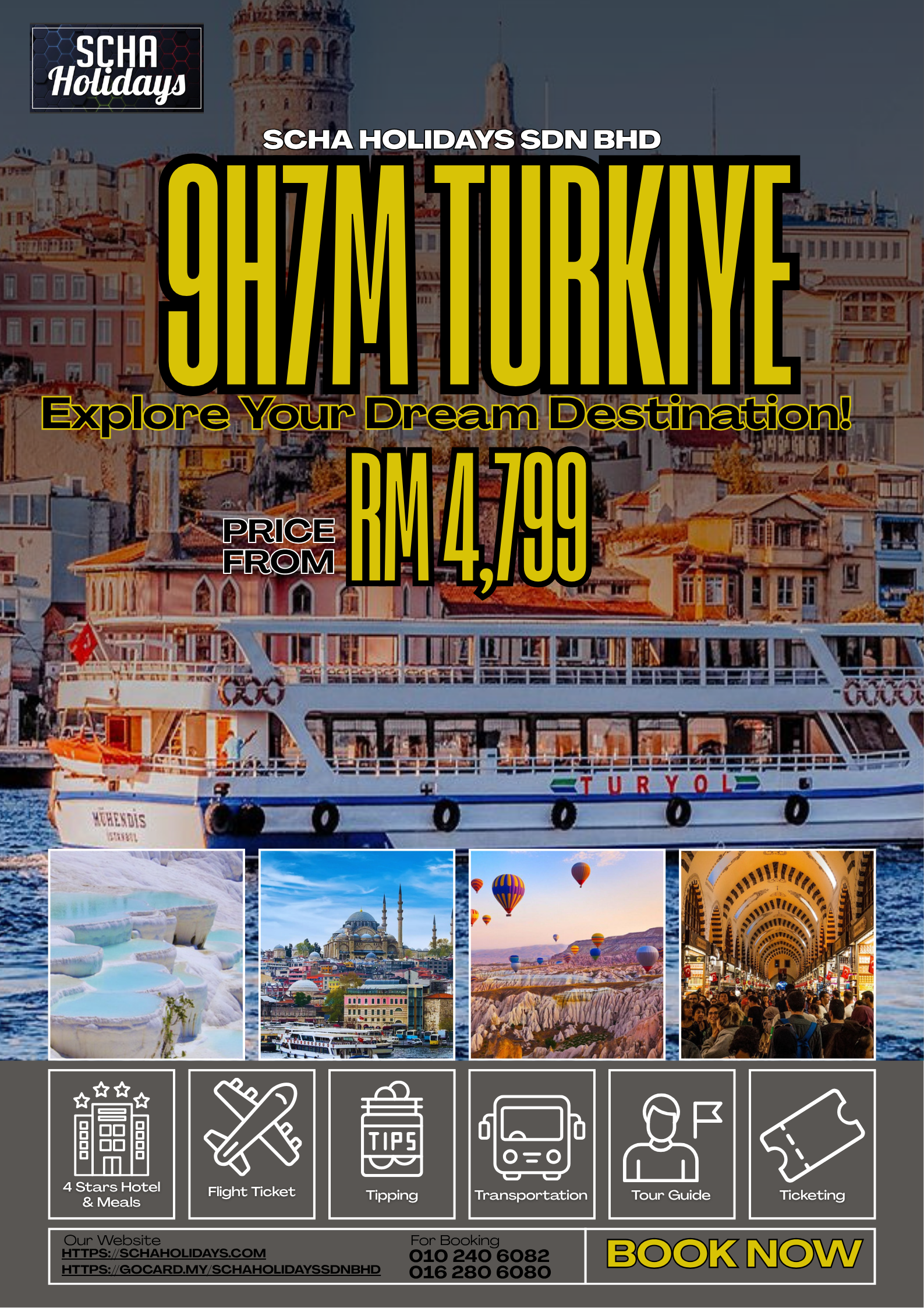 9D7N Turkiye Classic Tour